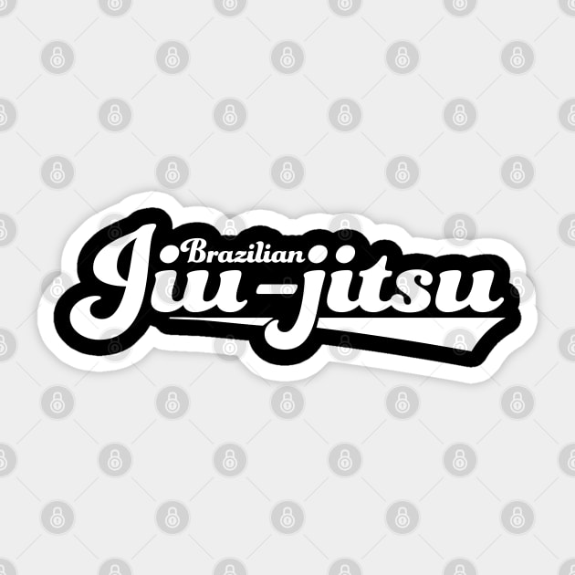 BJJ Brazilian Jiu-Jitsu Sticker by Black Tee Inc